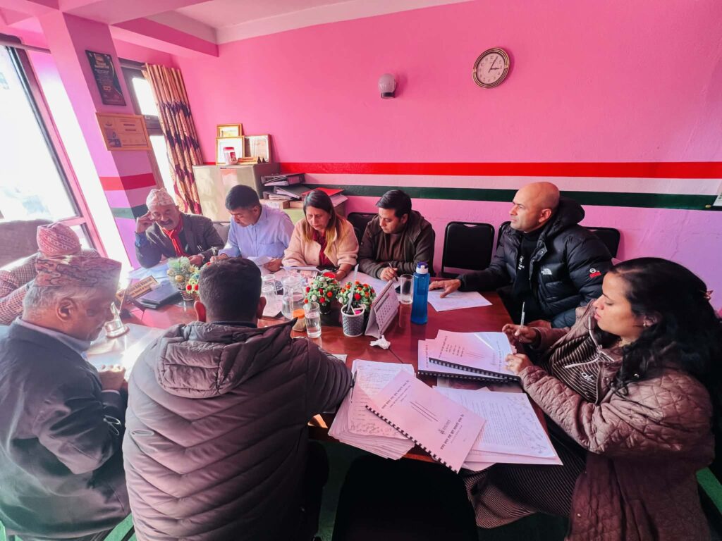 संचालक समितिको बैठकको निर्णयका निर्णयहरु